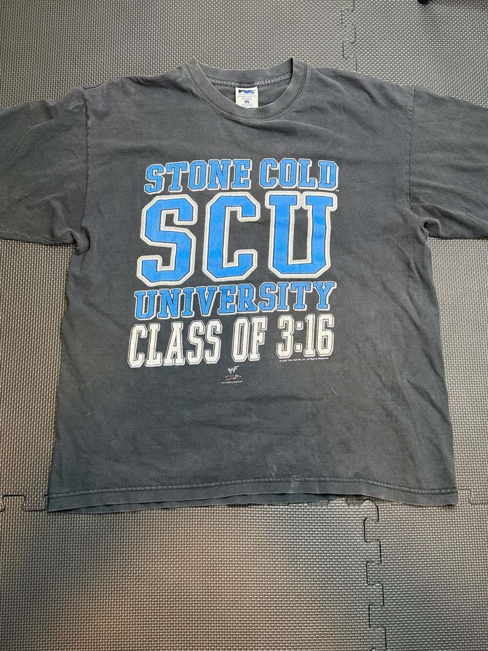 Royal Avalon Stone Cold University Class Of 3:16 T-Shirt Size XL Vintage
